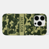 Groene Camouflage Gepersonaliseerd Case-Mate iPhone Case (Achterkant (horizontaal))