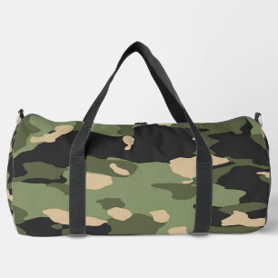 Groene Camouflage Gym Travel Athletic Plunjezak
