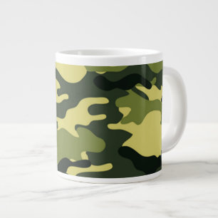 Groene camouflage Jumbo Mok