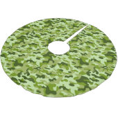 Groene Camouflage - Kerstboom Vloerkleed Rok (Gekanteld)