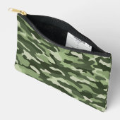 Groene camouflage klein etui (Open)