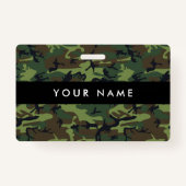 Groene camouflage, leger, leger badge (Voorkant)