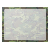 Groene camouflage, leger, leger notitieblok (Voorkant)