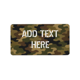 Groene camouflage leger militaire labels
