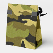 Groene camouflage leger textuur bedankdoosjes (Achterkant)