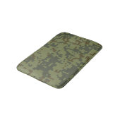 Groene camouflage legerpatroon badmat (Gekanteld)