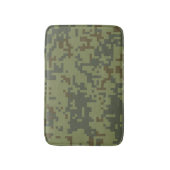Groene camouflage legerpatroon badmat (Voorkant Verticaal)