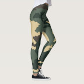 Groene camouflage leggings (Rechts)
