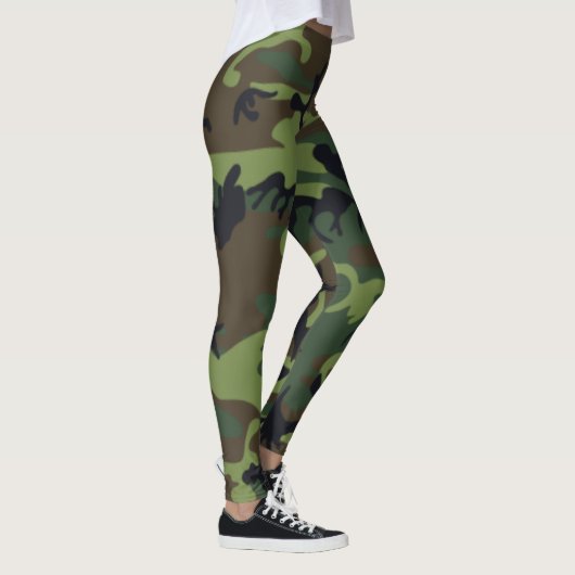 Groene camouflage leggings (Rechts)