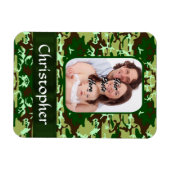 Groene camouflage magneet (Horizontaal)