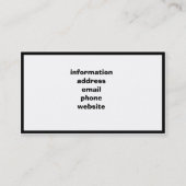 Groene camouflage militair patroon visitekaartje (Achterkant)