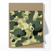 Groene Camouflage Militaire Camo Stof