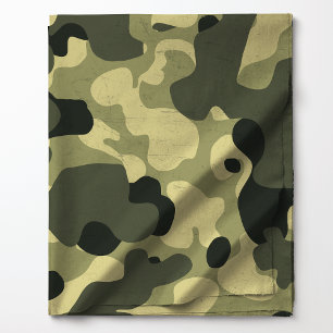 Groene Camouflage Militaire Camo Stof