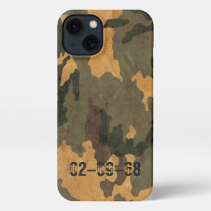 Groene camouflage patroon  2020 iPhone 13 hoesje