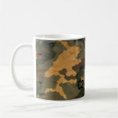 Groene camouflage patroon  2020 koffiemok (Links)