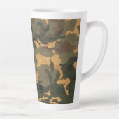 Groene camouflage patroon 2020 latte mok (Rechts)