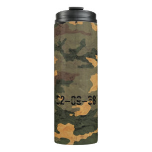 Groene camouflage patroon  2020 thermosbeker