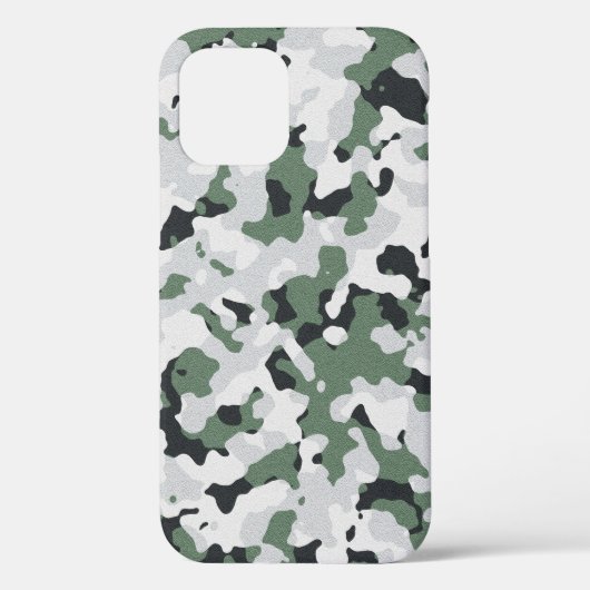 Groene camouflage patroon Hoesje-Mate iPhone case (Achterkant)