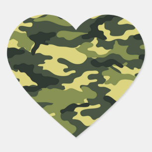 Groene camouflage Sticker