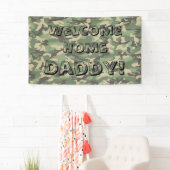 Groene Camouflage Welkome Banner van het Huis Gepe (Insitu)