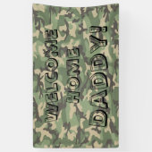 Groene Camouflage Welkome Banner van het Huis Gepe (Verticaal)