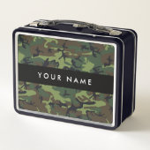 Groene camouflagepatroon, Jouw naam, personalisere (Achterkant)