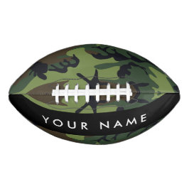 Groene camouflagepatroon, Jouw naam, personalisere American Football