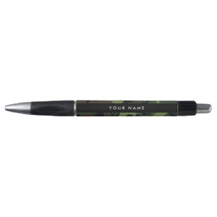 Groene camouflagepatroon, Jouw naam, personalisere Pen