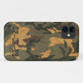 Groene camouflagepatroon vintage 2020 Case-Mate iPhone case (Achterkant (horizontaal))