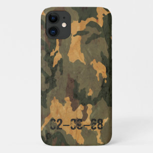 Groene camouflagepatroon vintage 2020 Case-Mate iPhone case