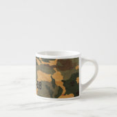 Groene camouflagepatroon vintage 2020 espresso kop (Rechts)