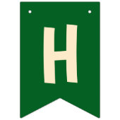 Groene Camping Verjaardagsfeest Gelukkige Verjaard Vlaggetjes (Tweede vlag)