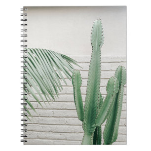 Groene candelabracactus notitieboek