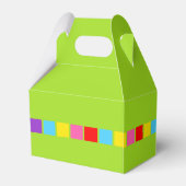 Groene Candyland geïnspireerd Sweet Treat Favor Bo Bedankdoosjes (Achterkant)