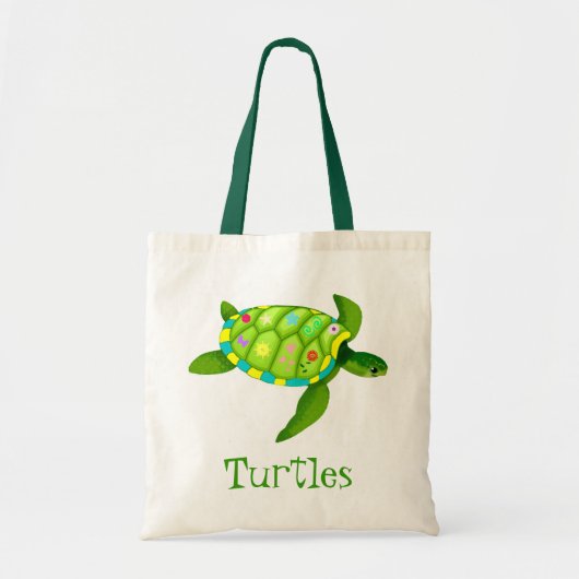 Groene canvas tas (Voorkant)