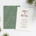 Groene Casual kerst met kleurrijke kersttaarten en Kaart<br><div class="desc">Deze groene casual, kleurrijke kerstfeestelijke en unieke uitnodiging is ideaal voor uw leuke, creatieve kerstfeest en prettige feestdag. Het unieke, speelse moderne lettertype in rood, boho tan en licht- en donkergroen maakt een gelukkig seizoensgebonden gevoel mogelijk. Als je de donkere winter van je geliefden wilt ophelderen met een schattige feestvreugde,...</div>