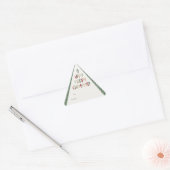 Groene Casual kleurrijke kerstcadeautjes Sticker (Envelop)