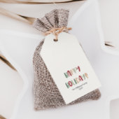 Groene Casual Prettige feestdagen CadeauLabels