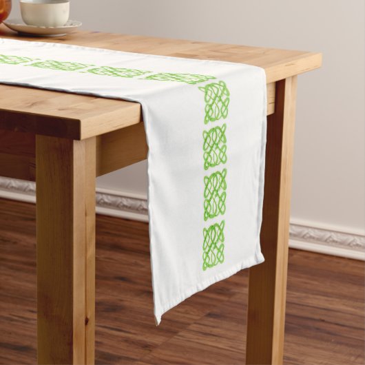 GROENE CELTISCHE KNOOP 14x72 Tafelloper (Voorbeeld)