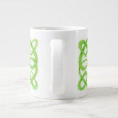 GROENE CELTISCHE KNOOP Grote Mok (Achterkant)