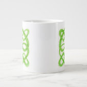 GROENE CELTISCHE KNOOP Grote Mok (Voorkant)