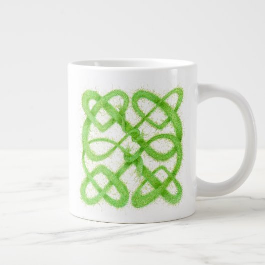 GROENE CELTISCHE KNOOP Grote Mok (Rechts)