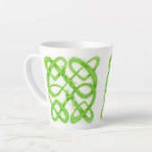 GROENE CELTISCHE KNOOP Latte mokka Mok (Linkerhoek)