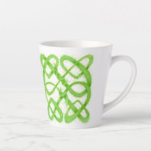 GROENE CELTISCHE KNOOP Latte mokka Mok
