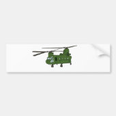 Groene CH-47 Chinese militaire helikopter Bumpersticker (Voorkant)