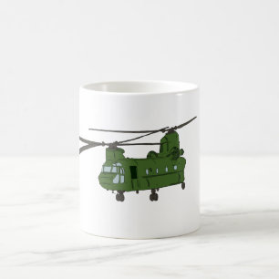 Groene CH-47 Chinese militaire helikopter Koffiemok