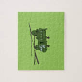 Groene CH-47 Chinese militaire helikopter Legpuzzel (Verticaal)