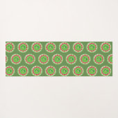 Groene Chakra Hart Chakra Anahata Yoga Mat (Achterkant (horizontaal))