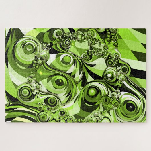 groene chaos puzzel (Horizontaal)