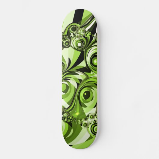 groene chaos skateboard (Voorkant)